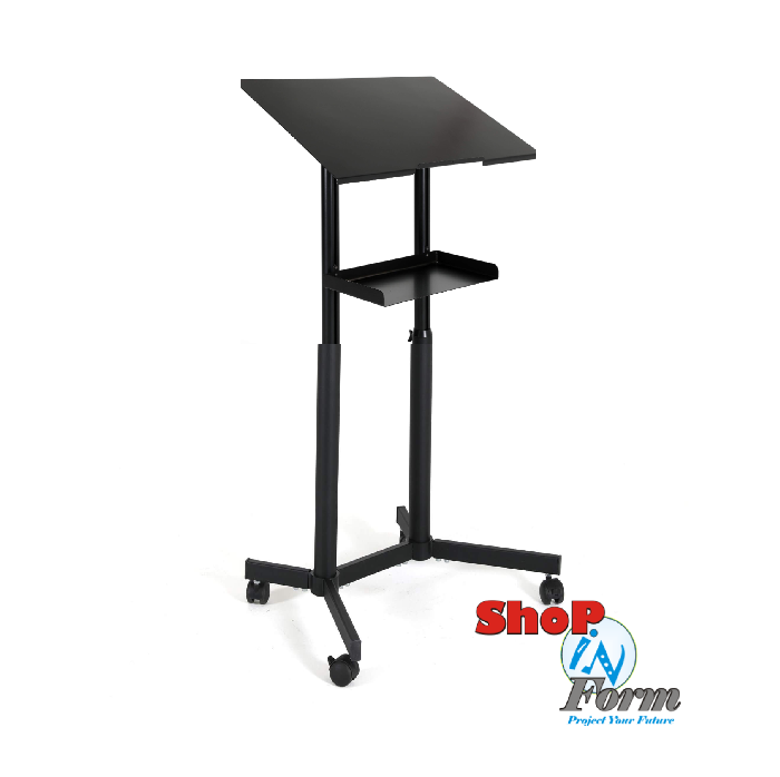 Fém pulpitus, guruló, fékezhető