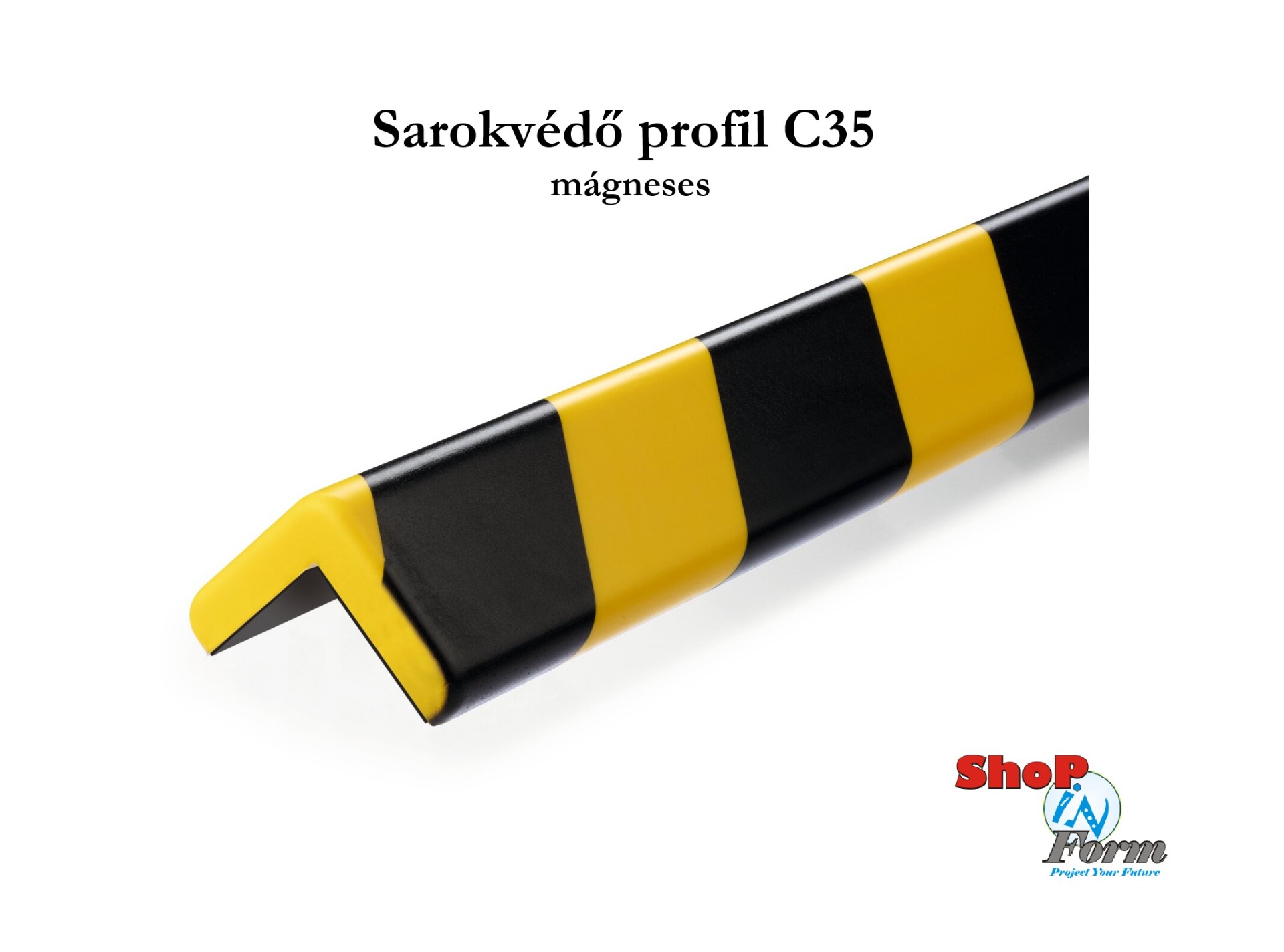 Sarokvédő profil C35, mágneses DURABLE®, 5 db/ csomag