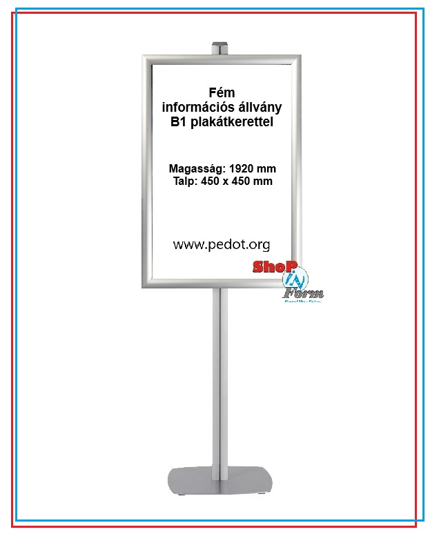 B1 információs állvány